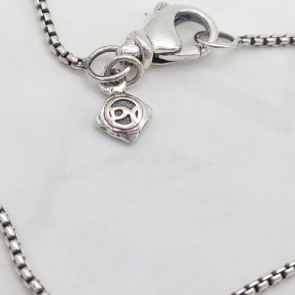 Sold David Yurman Cable Cookie Classic Heart Necklace with 18kt Gold Heart - Picture 4 of 9
